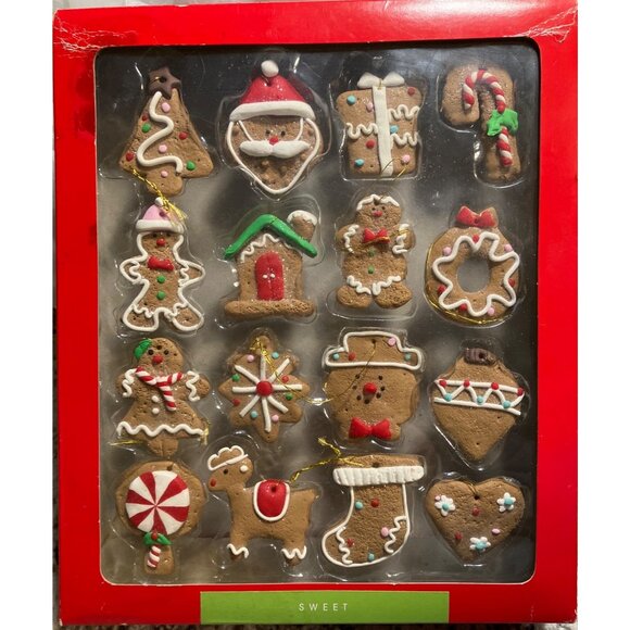Set Of 16 North Pole Trading Co. "Sweet" Personality Ornaments - Picture 1 of 10